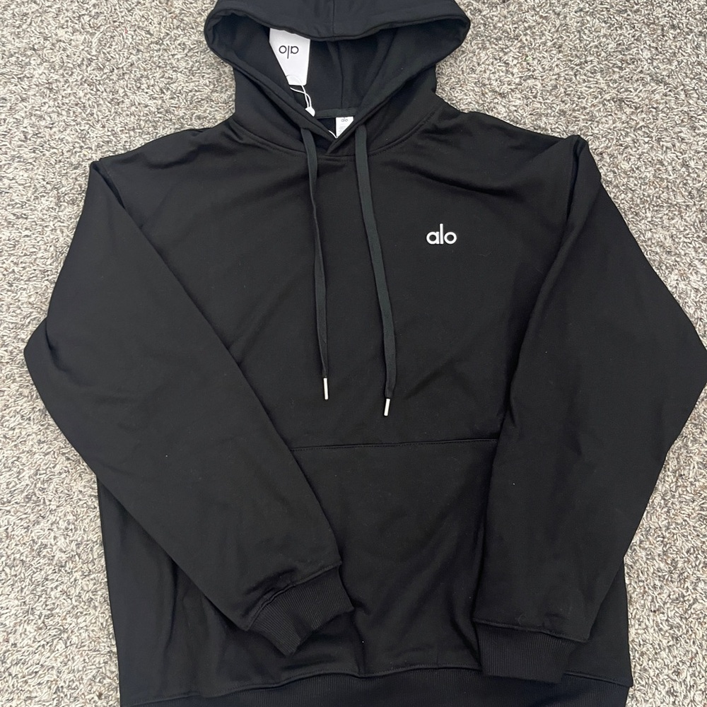 Alo Yoga Unisex Black Accolade Hoodie